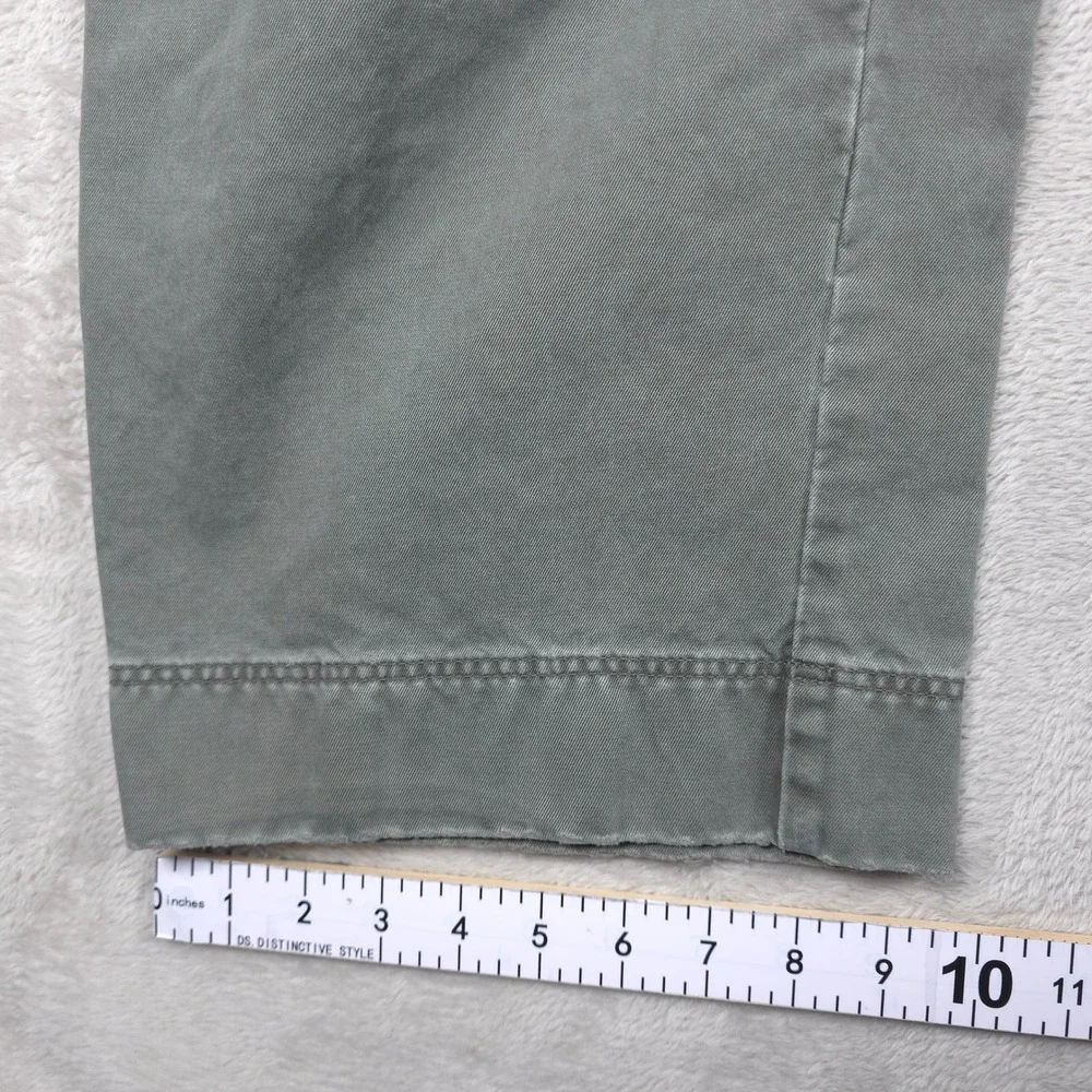 VINTAGE J Crew Cargo Pants Mens 38 32 Green Cargo Utility Cotton‎ Twill